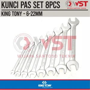 King Tony Kunci Pas Set 8pcs 6-22 mm / Open End Wrench Set 6-22mm