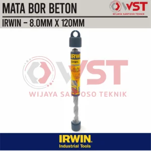 Mata Bor beton Irwin 8mm / Tembok 8 mm / Masonry drill bit 8 x 120 mm