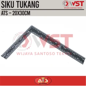 ATS Penggaris Siku Tukang 20x30cm / 20x30 cm / 30cm