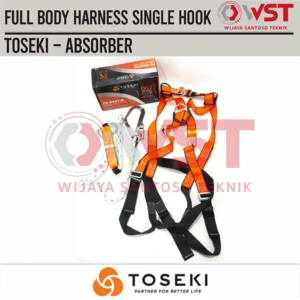 Toseki Full Body Harness Absorber Single Hook / Tali Gantung Safety