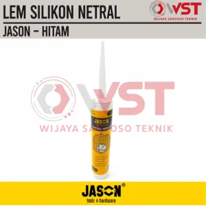 Jason Lem Silikon Hitam Netral / Lem Kaca Akuarium Silicone Neutral