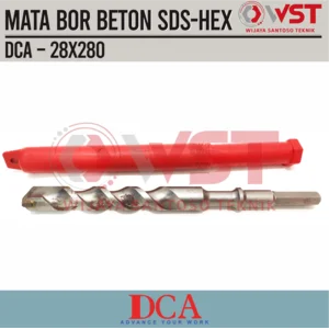 Mata Bor Beton 28mm DCA Hammer Drill Bit SDS-HEX 28x280 mm