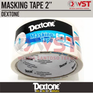Isolasi Kertas Dextone 2inch 15meter / Masking Tape 48mm / Lakban