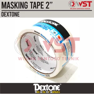 Isolasi Kertas Dextone 2inch 15meter / Masking Tape 48mm / Lakban