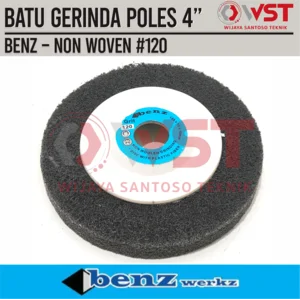 Non Woven Grinding Disc BENZ 4inch Grit 120 / Batu Poles Poliac poliak