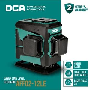 DCA AFF02-12LE Meteran Laser Bangunan / Green Laser Lever / Waterpass laser