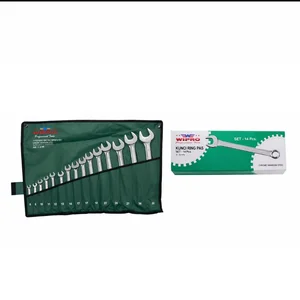 Wipro Kunci Ring Pas Set 8-32 mm 14pcs CHROME / Combination Wrench 8-32mm