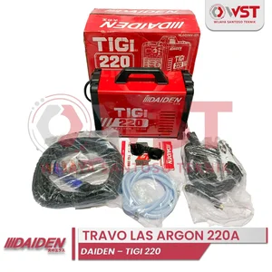 Trafo Las Argon Daiden TIGI 220 Ampere / TIGI220 220A Mesin Las TIG DC Stainless