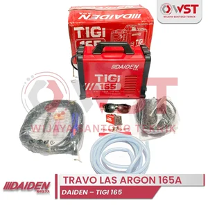 Trafo Las Argon Daiden TIGI 165 Ampere / TIGI165 165A Mesin Las TIG DC Stainless