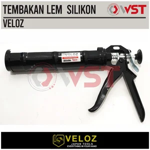 VELOZ Tembakan Lem Silikon Super Tebal dan Kuat / Lem Kaca Sealant