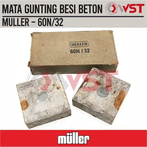 Mata Pisau Gunting Besi Beton MULLER 60N/32 / Mata Potong Besi Beton
