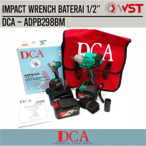 Mesin Impek Baterai DCA ADPB298BM Cordless Brushless Impact Wrench
