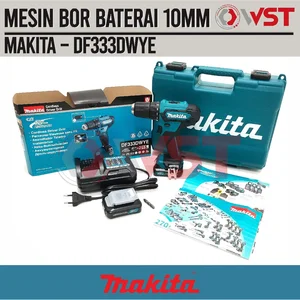 Mesin Bor Baterai Makita DF333DWYE / Cordless Drill DF333 DWYE
