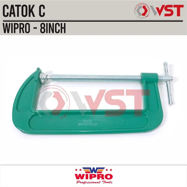 Wipro Catok C 8" / Klem C 8inch 20cm / Clamp C 8 Inch / Penjepit Klem