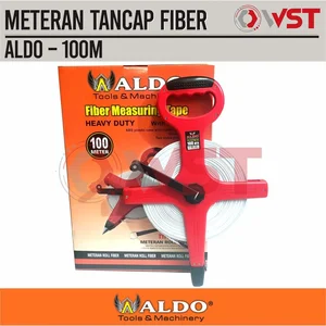 Aldo Meteran Tancap 100Meter Fiber / Meteran Gulung Rol 100M 100 M
