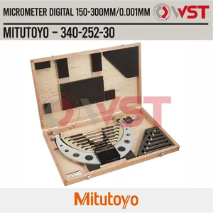 Mitutoyo 340-252-30 Micrometer Digital 150-300mm 0.001mm / 30cm