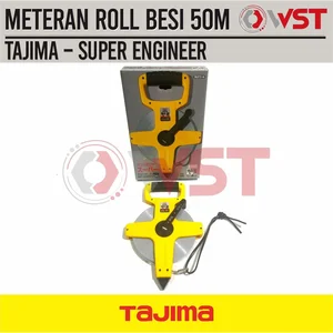Meteran Tancap 50M TAJIMA Engineer Super Plat Besi 50 Meter Roll 50 M