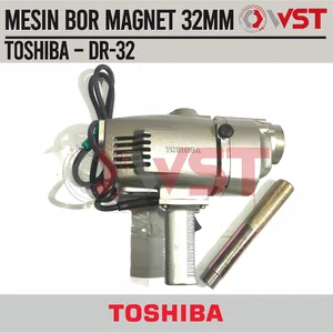 Mesin Bor Magnet 32mm Toshiba DR-32 Made in Japan / Magnetic Drill