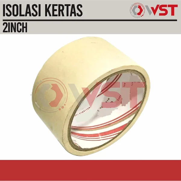Lakban Kertas 2Inch 48mm / Masking Tape 2" 48 mm / Isolasi Kertas