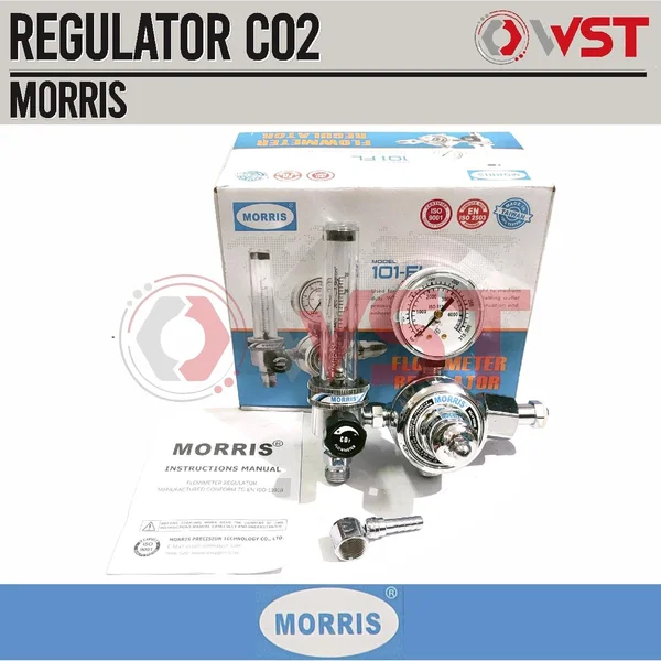 Morris Regulator CO2 101-25FL / Regulator Las Tabung CO2 CO 2