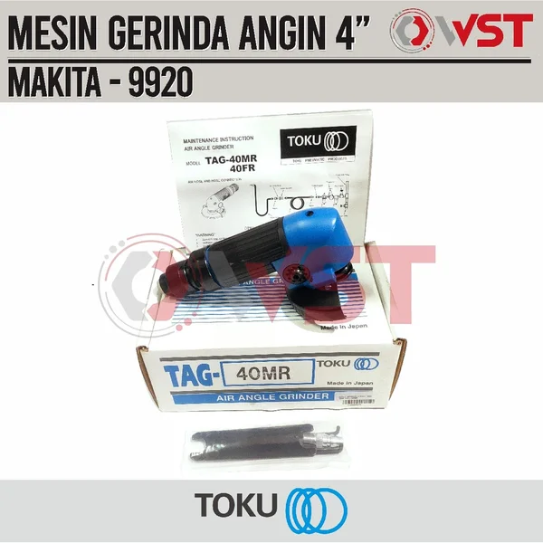 Mesin Gerinda Angin TOKU TAG-40MR / TAG 40 / Air Angle Grinder 4"
