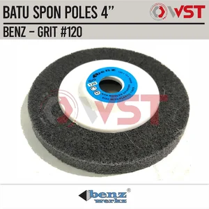 Benz Batu Gerinda Poles Non Woven 4inch Grit 120 / Poliac / Spon