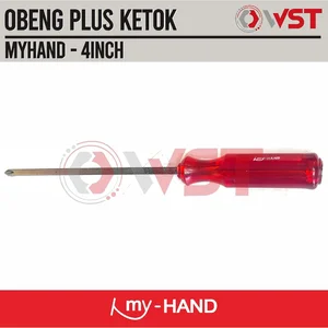 Obeng Ketok Tembus Plus 4inch / Obeng Getok + 6 x 100 mm / 6x100