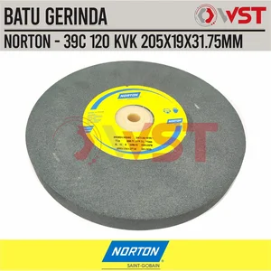 Norton Batu Gerinda Duduk 8Inch C120 / Batu Asah 205x19x31.75 Grit 120