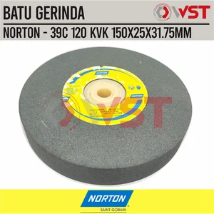 Norton Batu Gerinda Duduk 6Inch C120 / Batu Asah 150x25x31.75 Grit 120