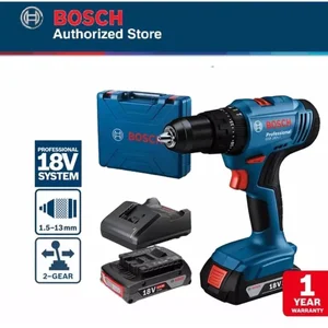 Bosch GSB183-Li Mesin Bor Tembok Baterai 18V Set 2 baterai charger / GSB 183 / GSB183 LI
