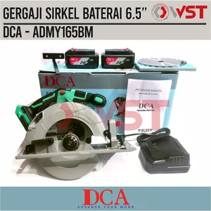 Mesin Gergaji Sirkel Baterai DCA ADMY165 / Cordless Circular Saw