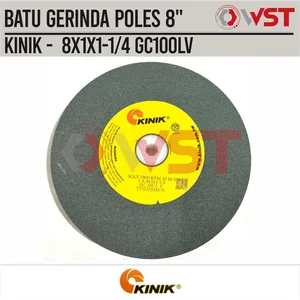 KINIK Batu Gerinda Duduk 8Inch GC100 / Batu Asah 8x1x1-1/4 Grit 100