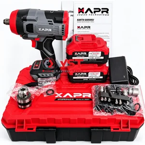 XAPR AP33 PROMAXM Mesin Impek 2 Baterai 1/2inch SET aksesoris / APR AP 33 PROMAX Cordless Impact Wrench Pembuka Baut Roda Mobil