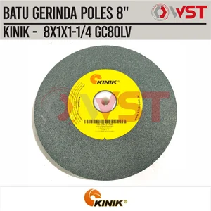 KINIK Batu Gerinda Duduk 8Inch GC80 / Batu Asah 8x1x1-1/4 Grit 80