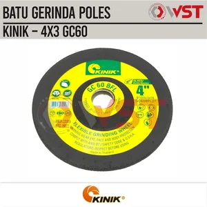 KINIK Batu Gerinda Poles Flexible 4inch GC60 / Batu Poles 4x3