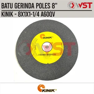 KINIK Batu Gerinda Duduk 8Inch A60 / Batu Asah 8x1x1-1/4 Grit 60