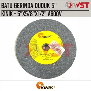 KINIK Batu Gerinda Duduk 5Inch A60 / Batu Asah 5x5/8x1/2 Grit 60