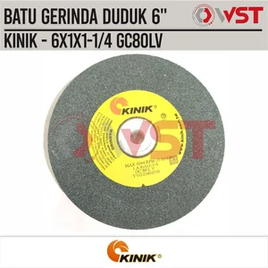 KINIK Batu Gerinda Duduk 6Inch GC80 / Batu Asah 6x1x1-1/4 Grit 80