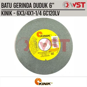 KINIK Batu Gerinda Duduk 6Inch GC120 / Batu Asah 6x3/4x1-1/4 Grit 120