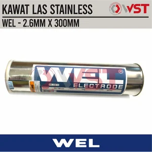 Kawat Las Stainless 2.6mm WEL 308 2.6 mm AWS 308 E308-16 / 2.6x300mm