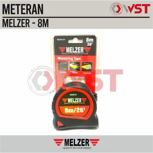 Melzer Meteran 8M Heavy Duty / Steel Measuring Tape 8 meter
