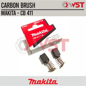 Makita Carbon Brush CB411 / CB 411 / CB-411 / Kul Arang Bostel