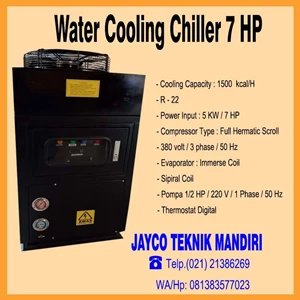 Water Chiller 7 HP Cooling Air