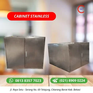 Custom Lemari Cabinet Stainless 201 - 1130x1235x1000mm
