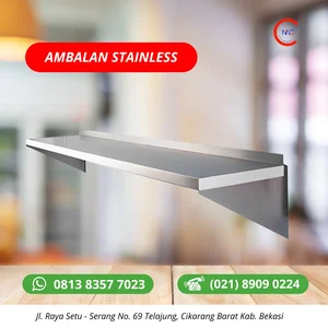 Rak Ambalan Stainless Steel - 1000x300x200mm