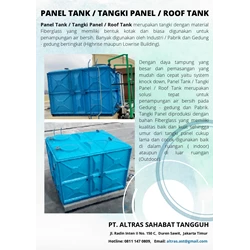 Panel Tank / Tangki Panel / Roof Tank By Altras Sahabat Tangguh