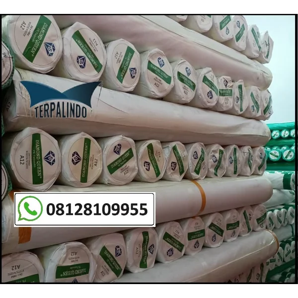 TERPAL A12 DIAMOND QUEEN PUTIH PUTIH UNTUK KANDANG AYAM