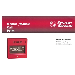 Fire Alarm Break Glass System Sensor M500k / M400k