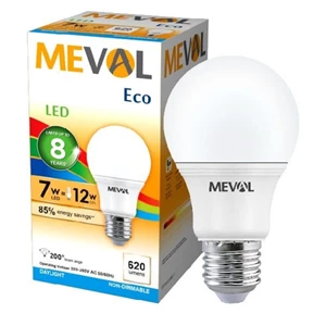 Lampu LED Meval 7W Eco Warna Kuning