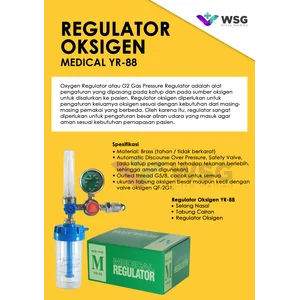 Regulator Oksigen Medis Rumah Sakit YR-88